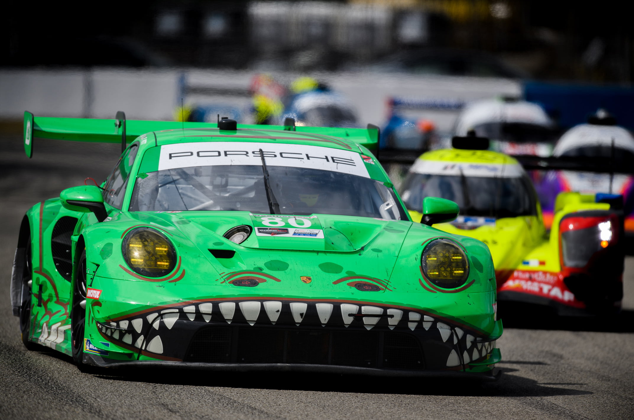 Rexy the “GT3 Rawr” Ready to Take on Laguna Seca with Priaulx and Jeannette