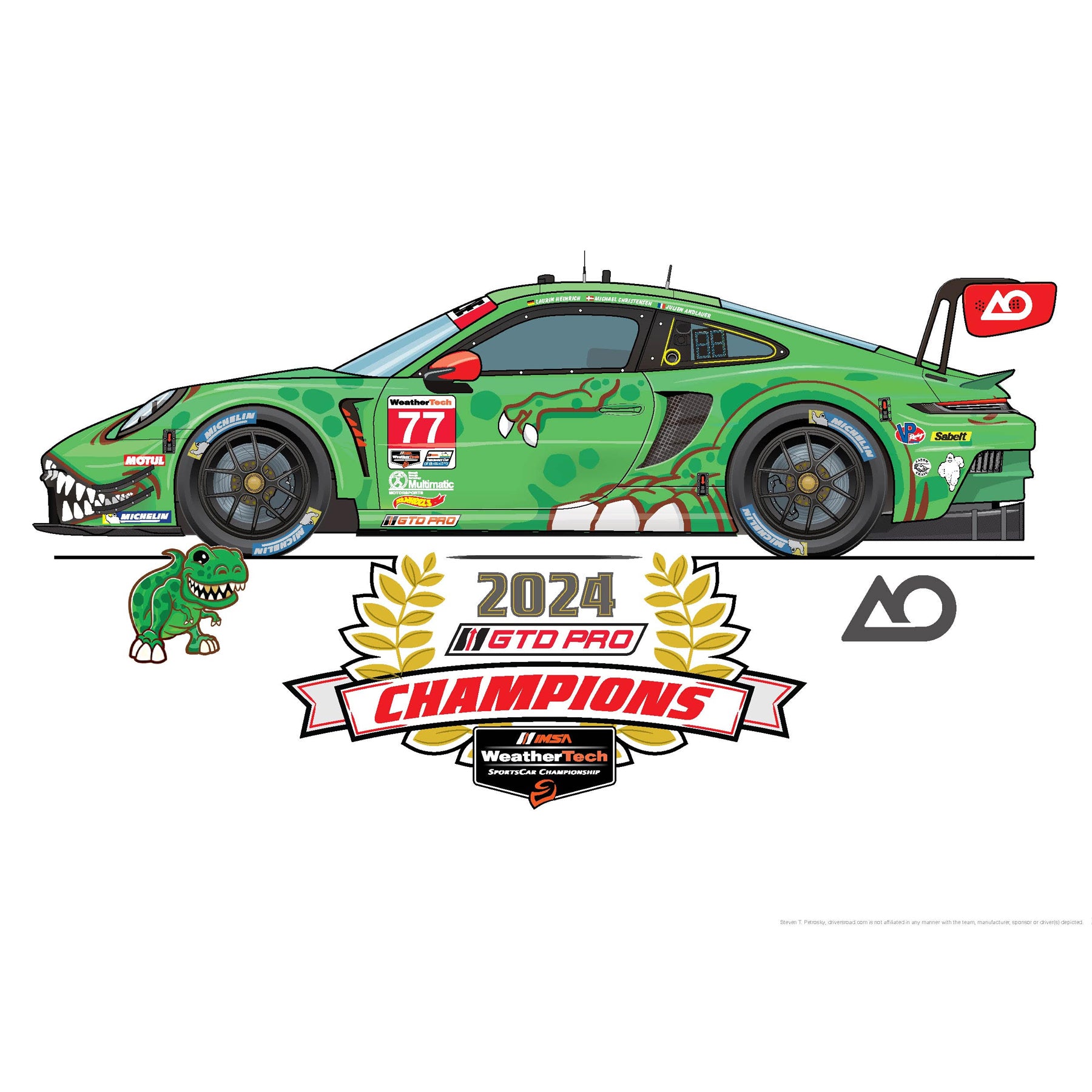 ポルシェ 911 RSR AOracing Rexy ディスプレイケース付き ポルシェ 911